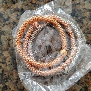 Gold and Silver Rope Bracelet